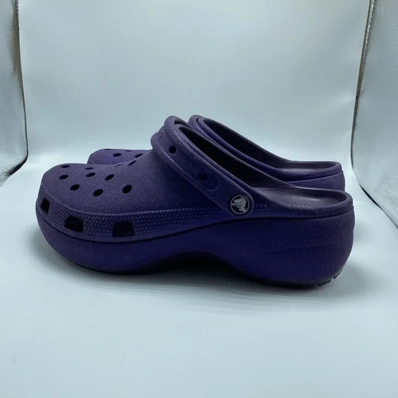 CROCS Women's Wedges - Purple - Picture 3 of 6